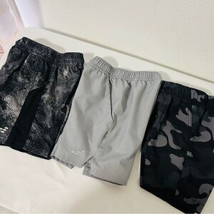 BCG Kids Shorts Bundle (3) Size XS EUC Black, Gray, Camouflage Casual Everyday